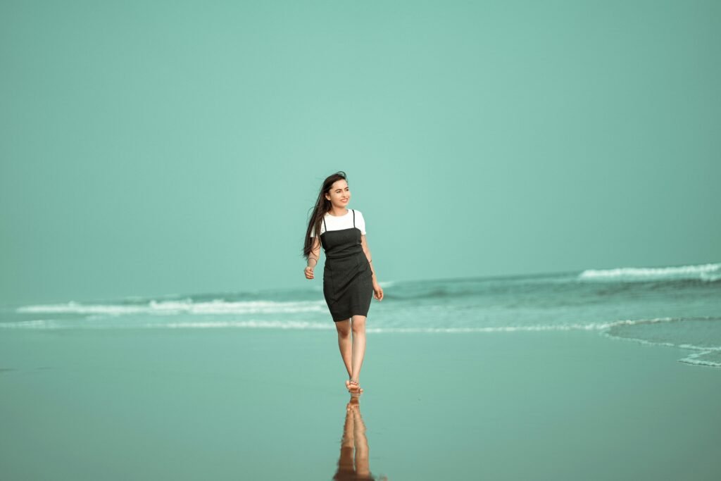 Solo traveler enjoying a seamless holiday package adventure, showcasing independent and stress-free travel.