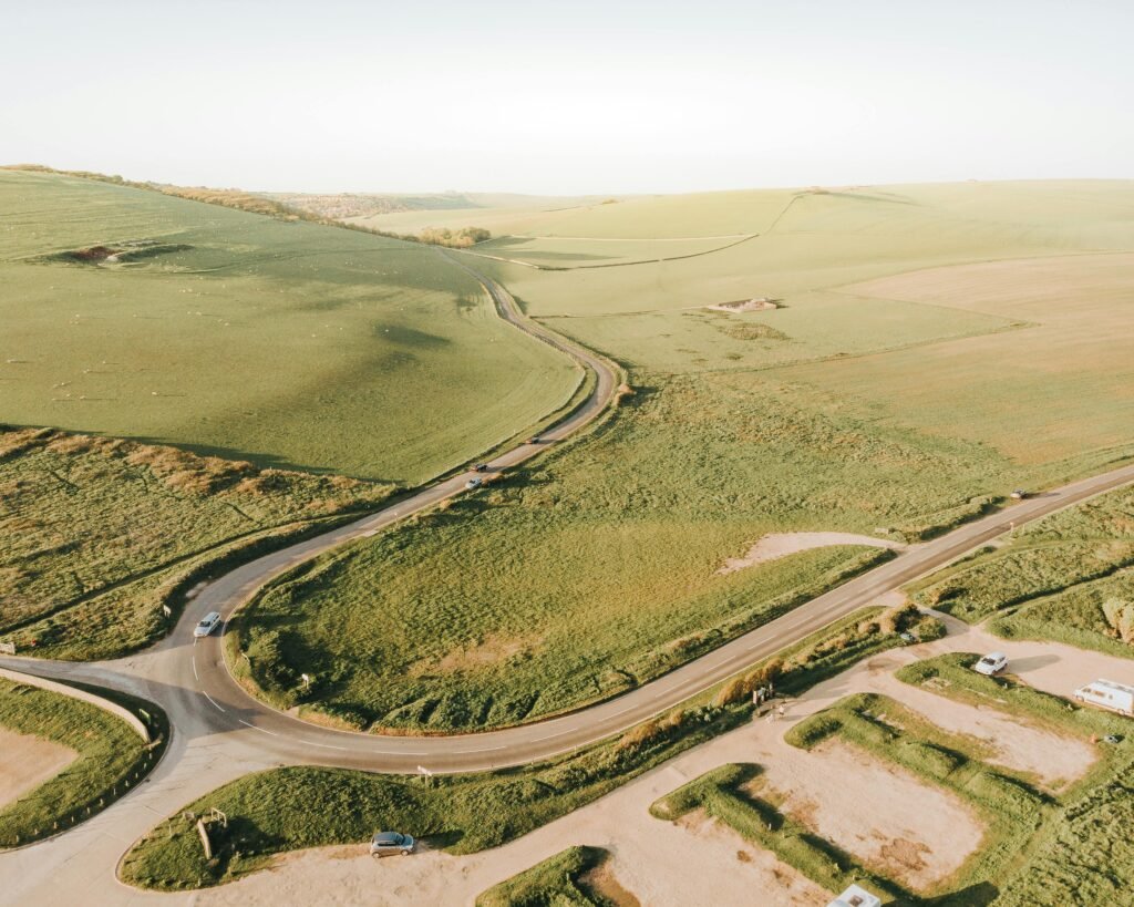 Scenic view of the rolling hills in Texas Hill Country, a top destination for a day trip near San Antonio.