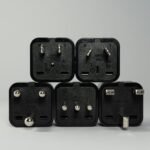 European travel adapter for Spain ensuring seamless charging of smartphones and laptops. Essential Type F power converter for a stress-free trip.