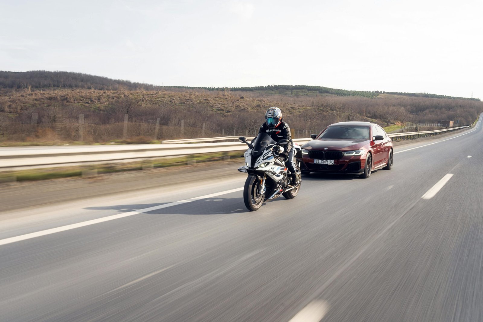 Safety Tips When Traveling Behind a Motorcycle